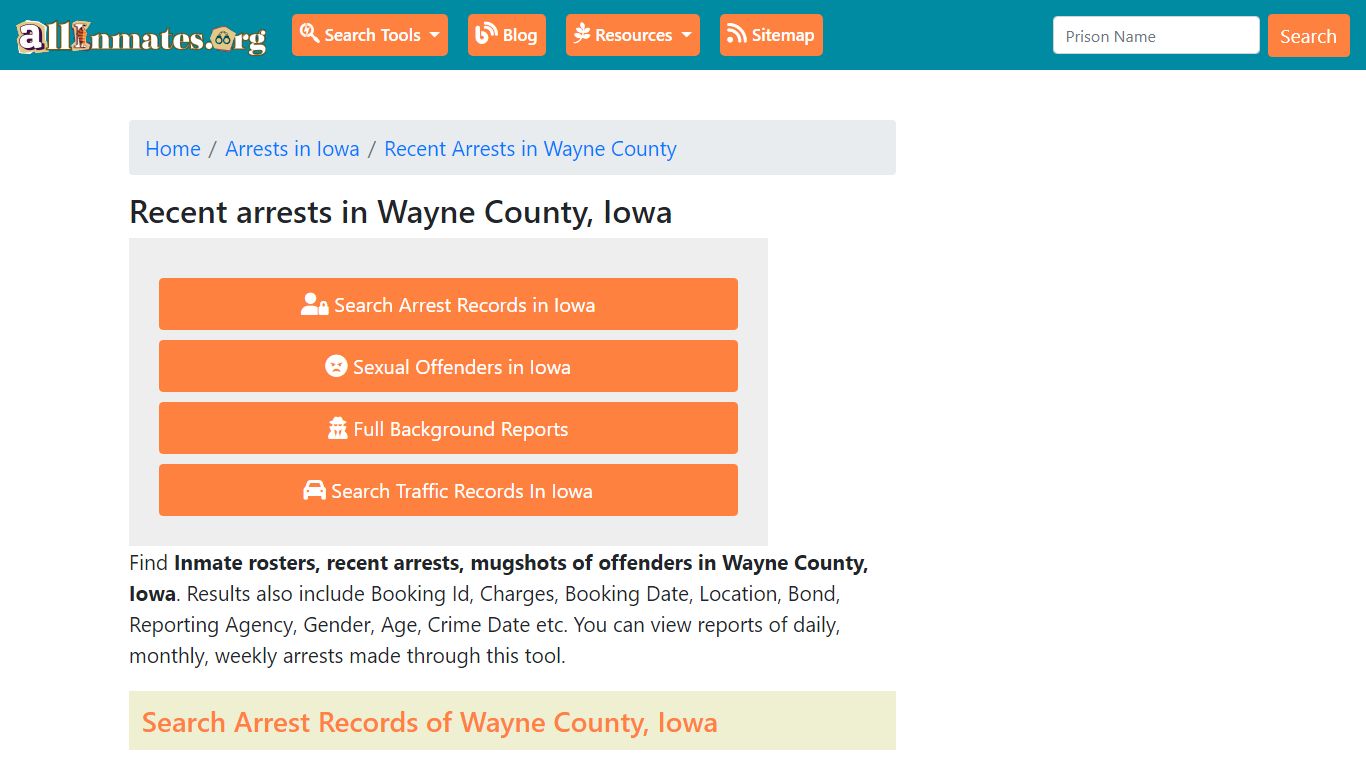 Recent arrests in Wayne County, Iowa | Mugshots, Rosters, Inmates, Crimes